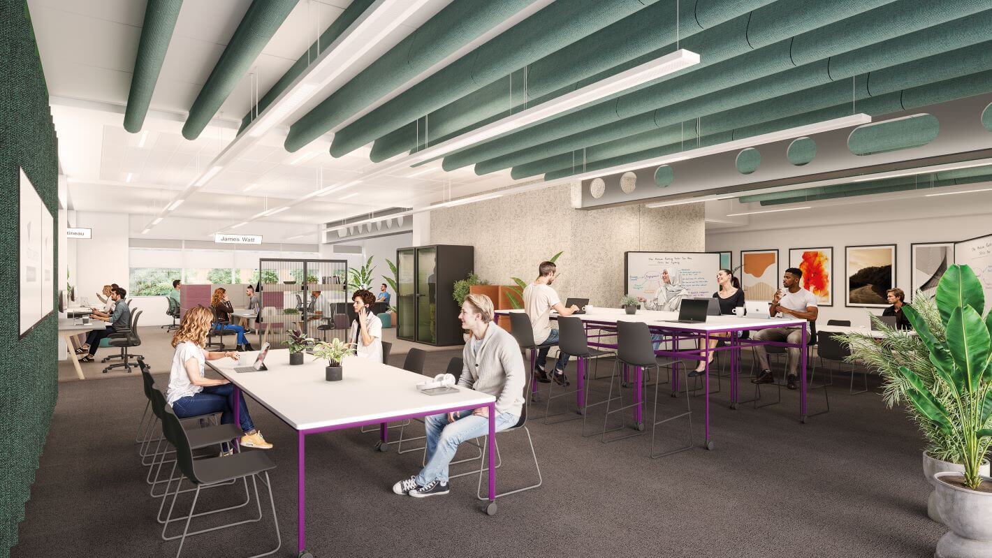 Aston Business Hub collaborative working facilities 