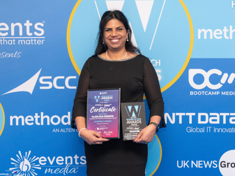 Aston University cyber security experts recognised at Midlands Women in Tech Awards 2023