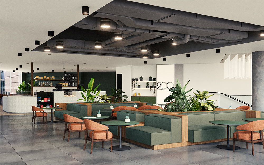 Aston University London cafe and lounge