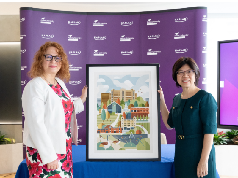 Aston University partners with Kaplan Singapore to launch global hub for postgraduate programmes