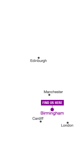 Aston university footer map